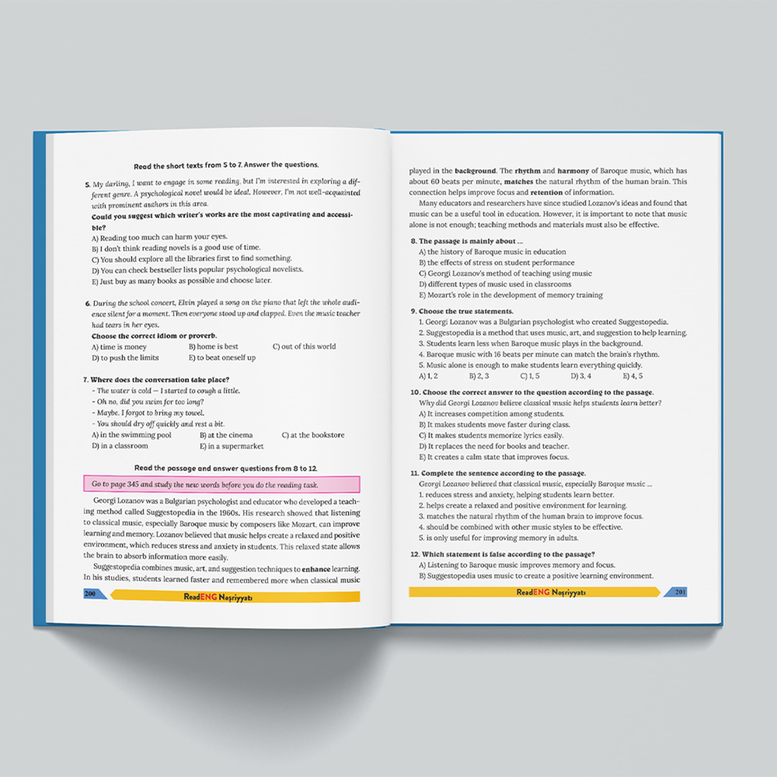Test Toplusu English 7 - 8 - 9 sinif, müəllif ReadEng Komandası kiçik şəkil 6