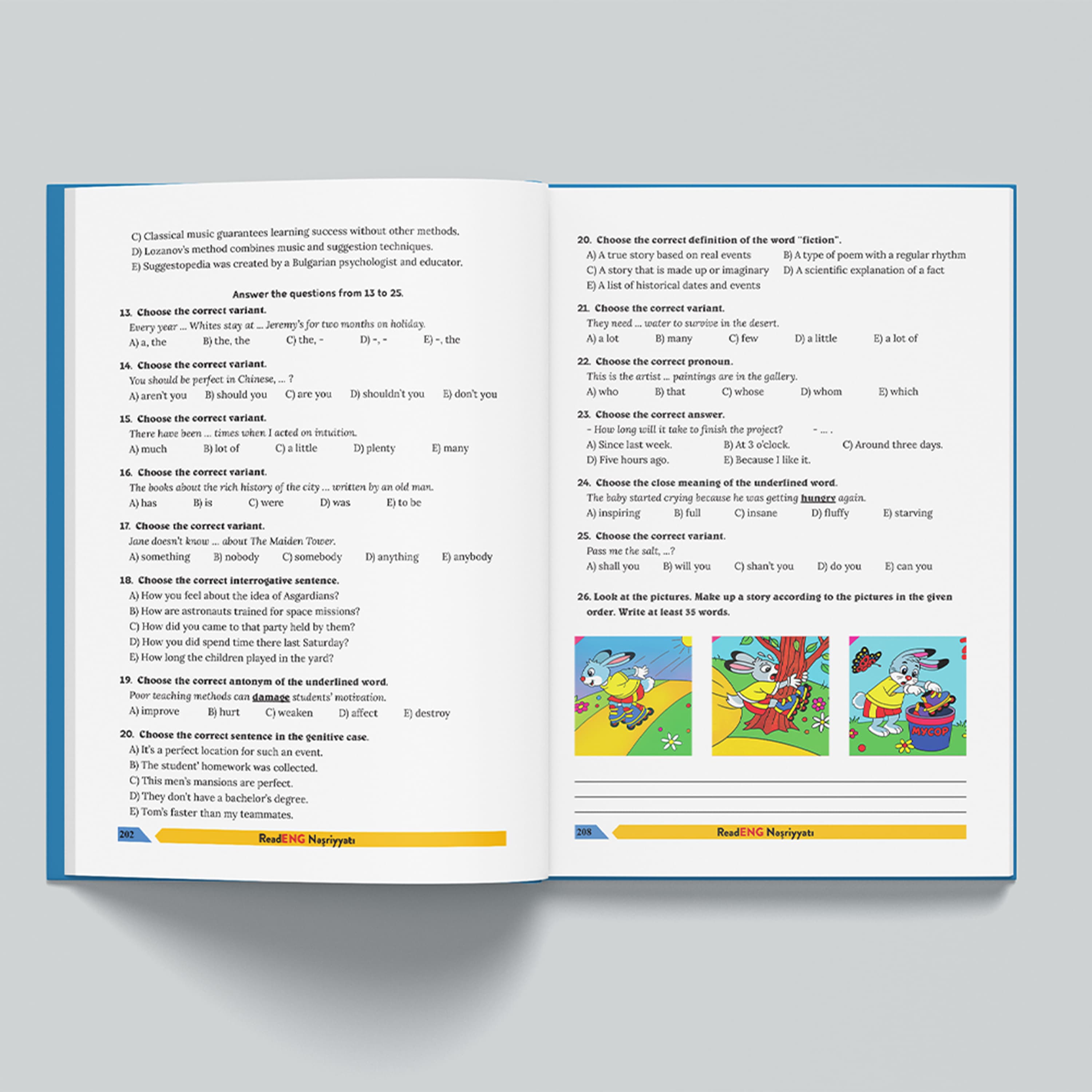 Test Toplusu English 7 - 8 - 9 sinif, müəllif ReadEng Komandası kiçik şəkil 7